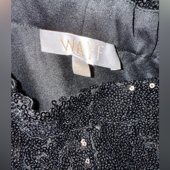WAYF small Black sequin pants - Picture 4 of 8